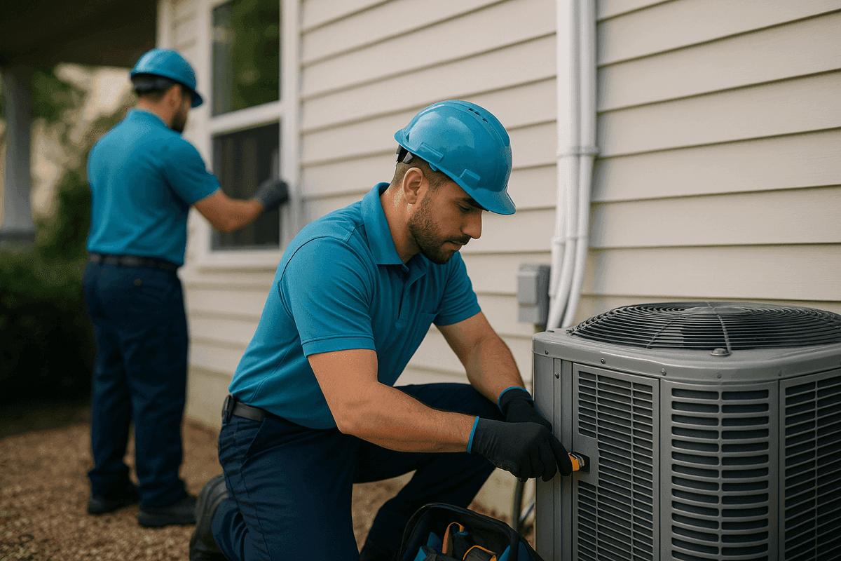 AC Installation service by Holmes Heating & Air