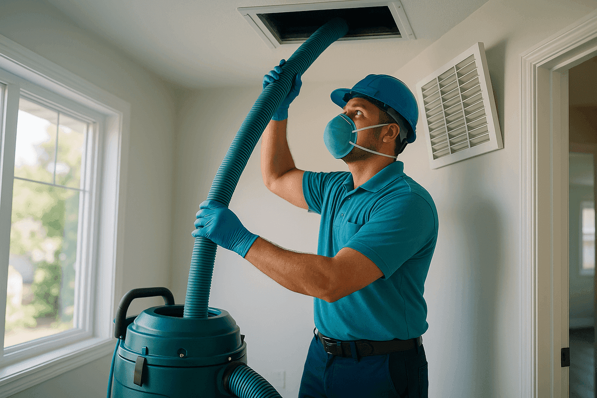 Duct Cleaning service by Holmes Heating & Air