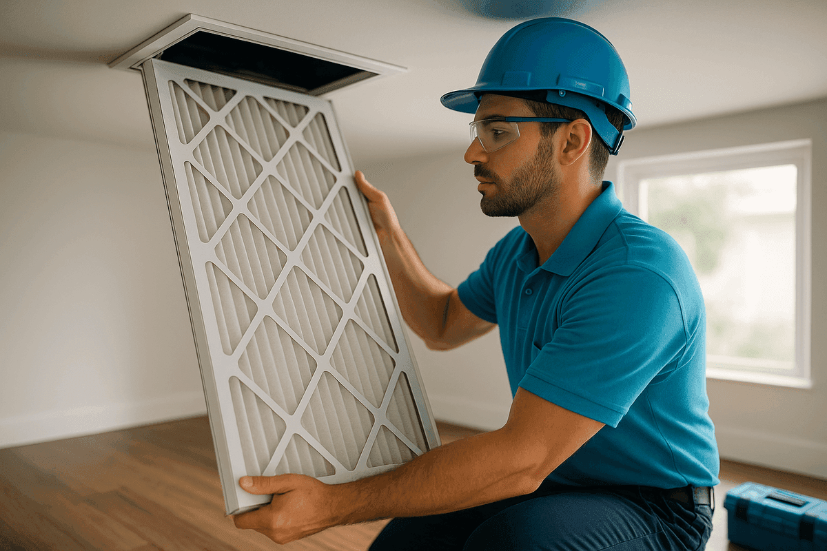 Filters service by Holmes Heating & Air