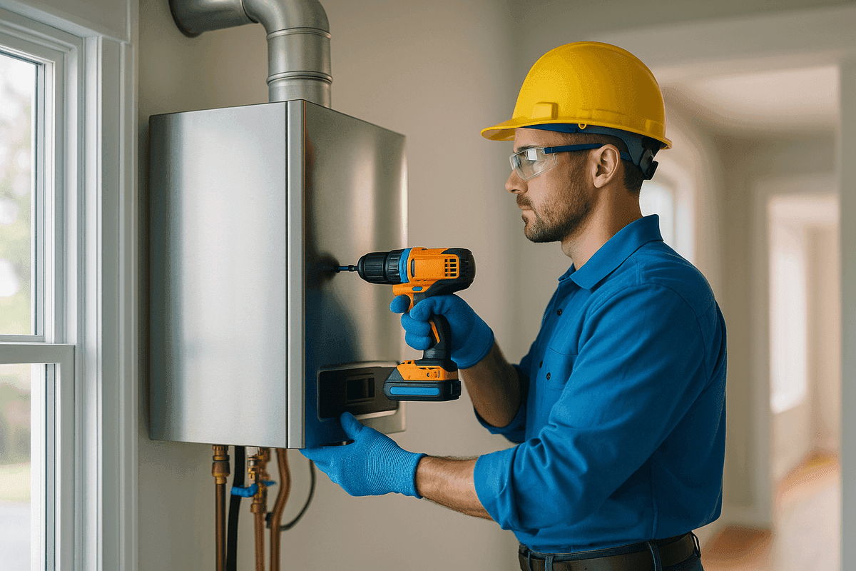 Heating Installation service by Holmes Heating & Air