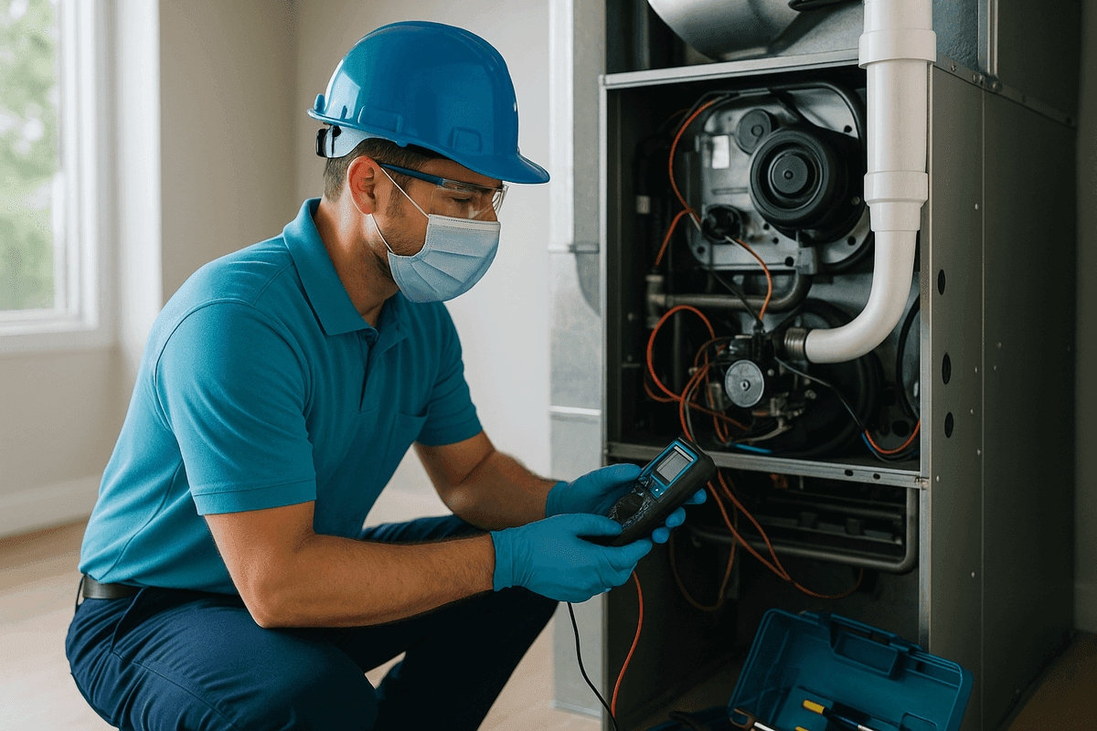 Heating Maintenance service by Holmes Heating & Air