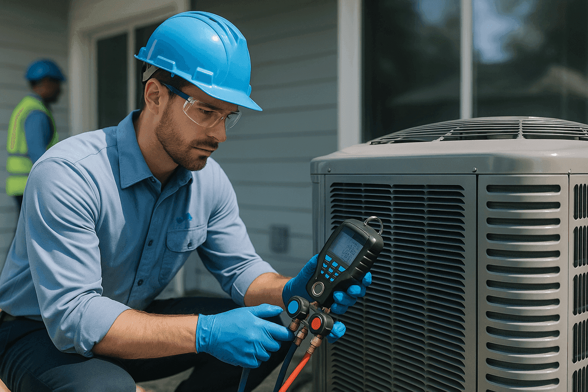 HVAC Maintenance service by Holmes Heating & Air