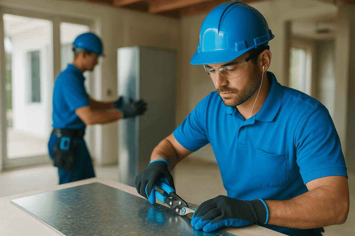 Sheet Metal service by Holmes Heating & Air