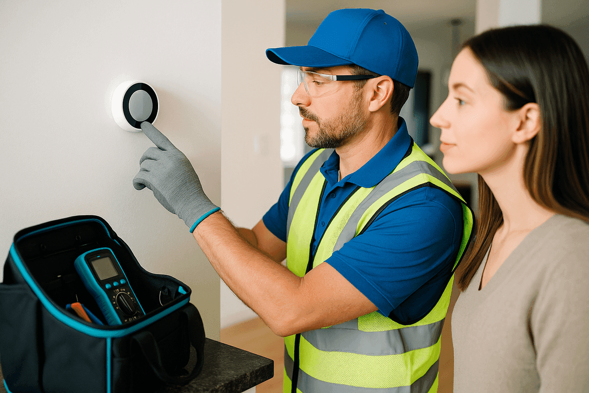 Thermostats service by Holmes Heating & Air