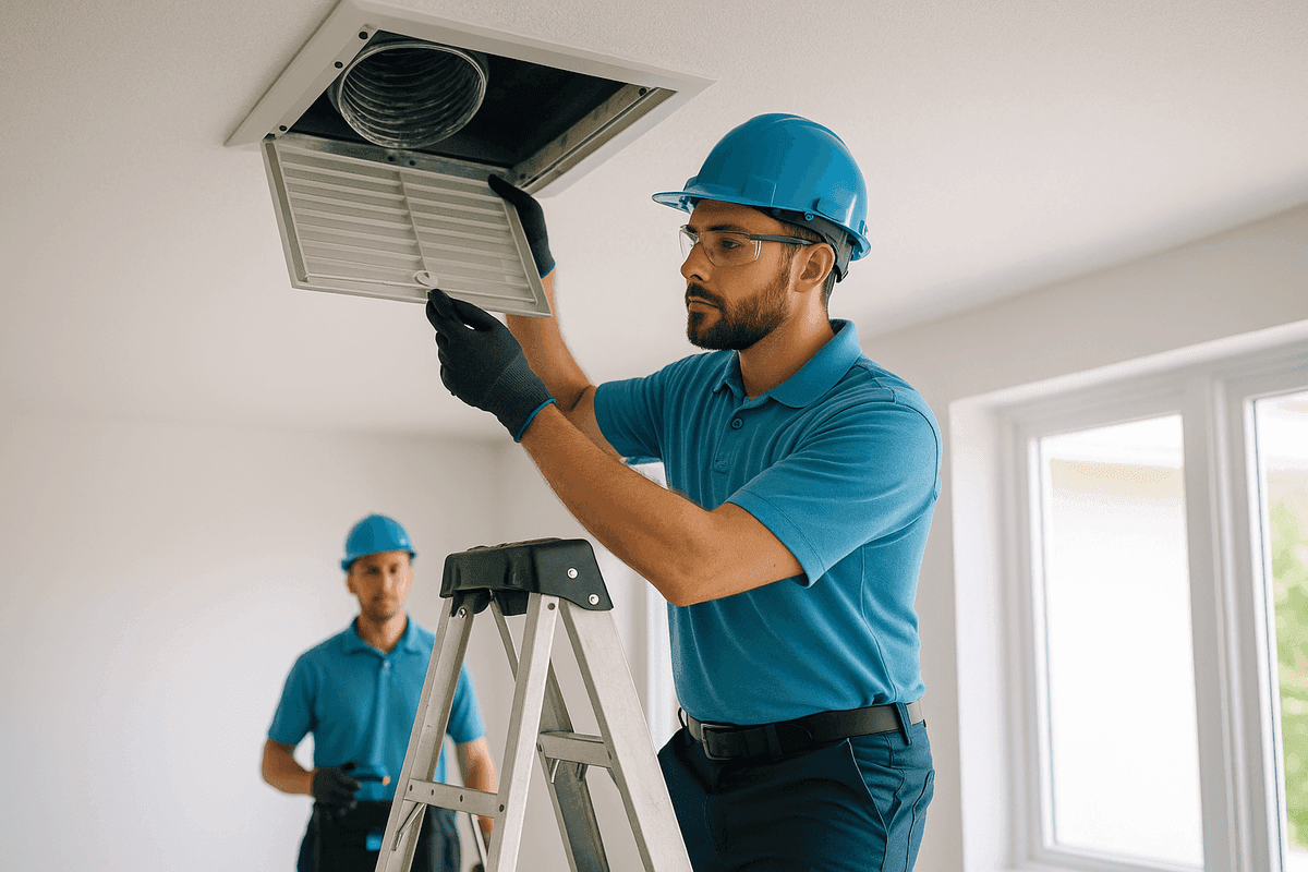 Ventallation service by Holmes Heating & Air